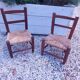 2 vintage children's chairs