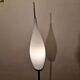 Lampadaire vintage opaline 1960
