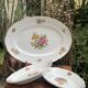 Plats de service ovales Digoin Sarreguemines charme d’antan