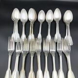 20 spoons 20 silver forks metal wineing