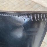 7 armchairs by Couro Brasil in Black Leather