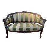 Canapé - Banquette de style Louis XV - Rocaille