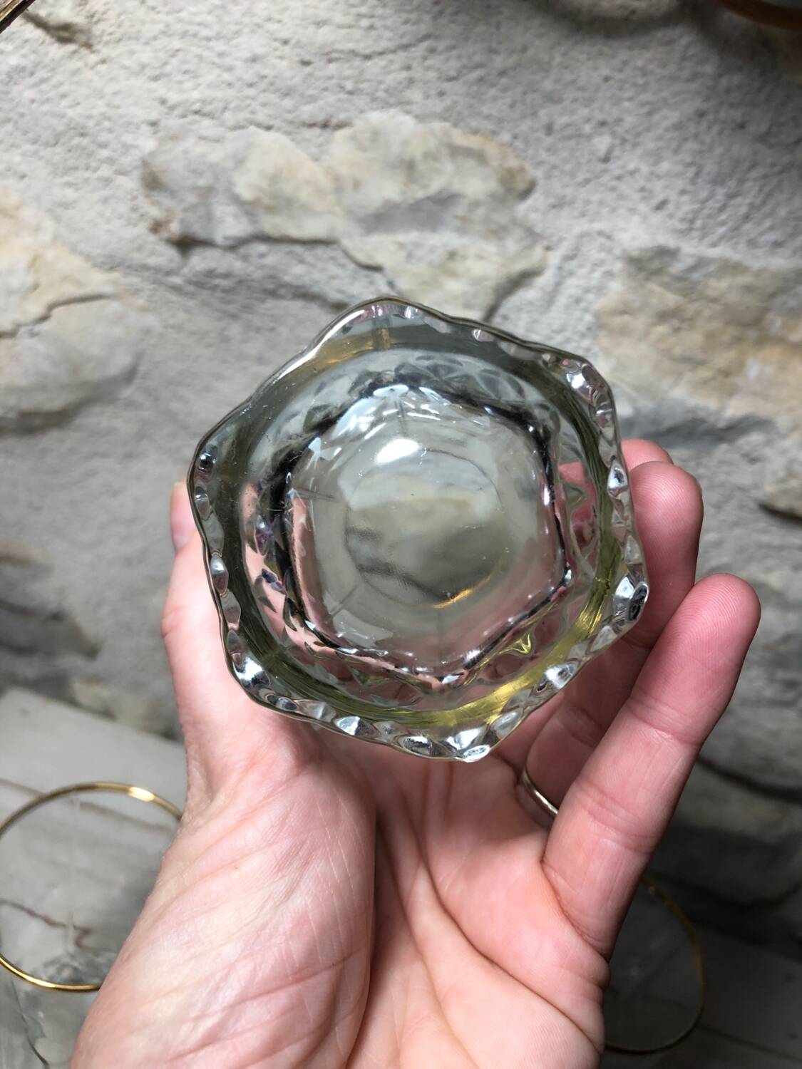 Large Vintage gold rimmed glasses