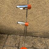 1970s orange designer floor lamp