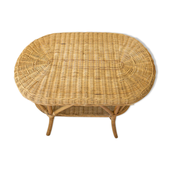 Rattan coffee table
