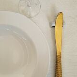 Set of 12 porcelain knife holders with flowers