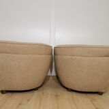 Restored armchairs by Jindrich Halabala