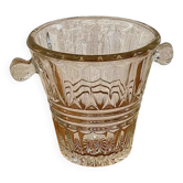 Seau à glaçons en verre vintage