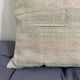 Handmade cushion in vintage fabric, Kilim style.