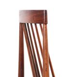 Suite of 6 rosewood bar chairs from Rio