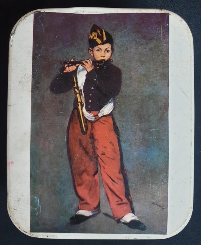 Boîte métallique vintage Le Fifre confiserie Louis Clauss