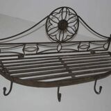 Old metal bakery shelf 30's years