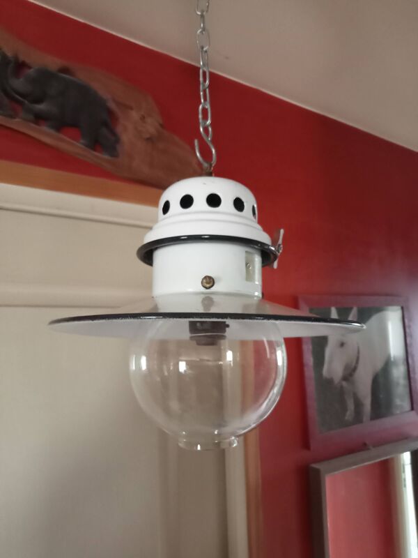 Ancien plafonnier a gaz