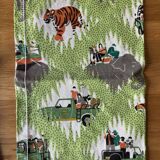 SAFOMASI placemat set, Tiger Safari collection