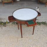 Hot water bottle table