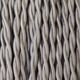 Baladeuse opaline plissée, câble tissu 2 M