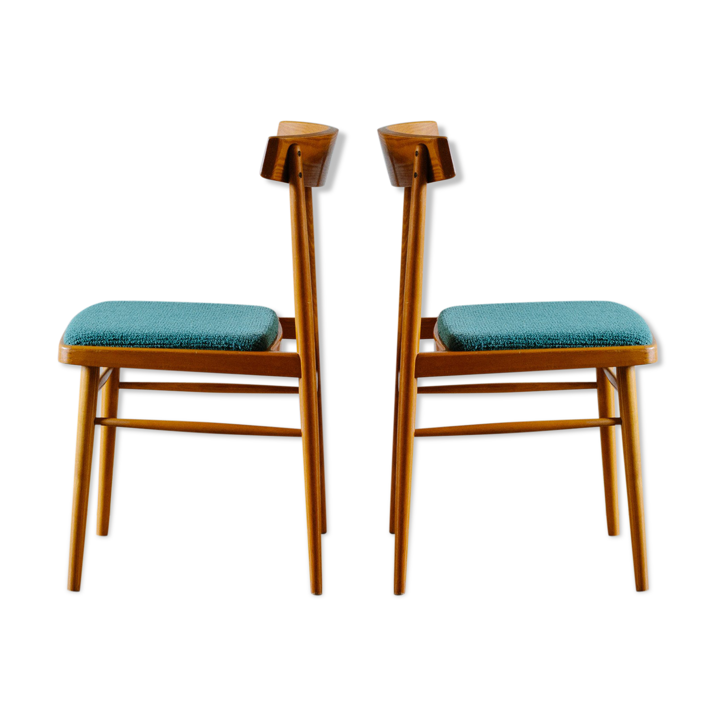 Mid century miroslav navratil dining chairs for thonet/ton