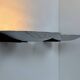 Vintage Disderot wall sconces, chrome and black, France, 1980.