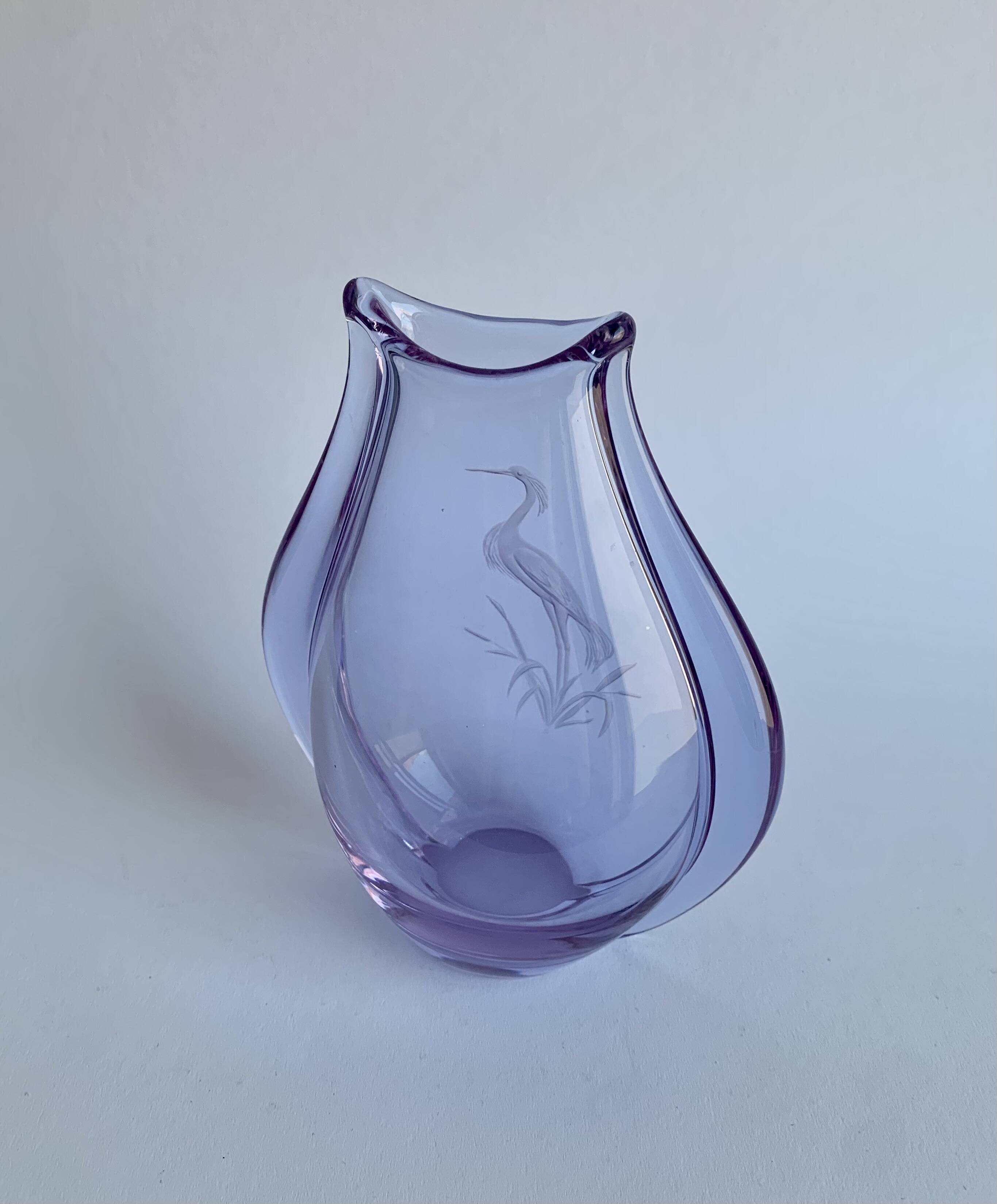 Vase by M. Klinger for Bohemian Glass, Czechoslova