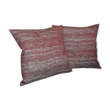 Pair of cushions with Lelièvre Resources fabric