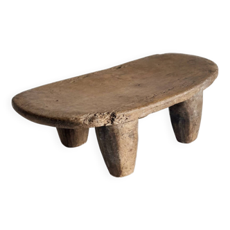 Ancien Tabouret Senoufo S N2 " Collectionneur " en bois | sculpté à la main