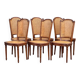 6 chaises cannées