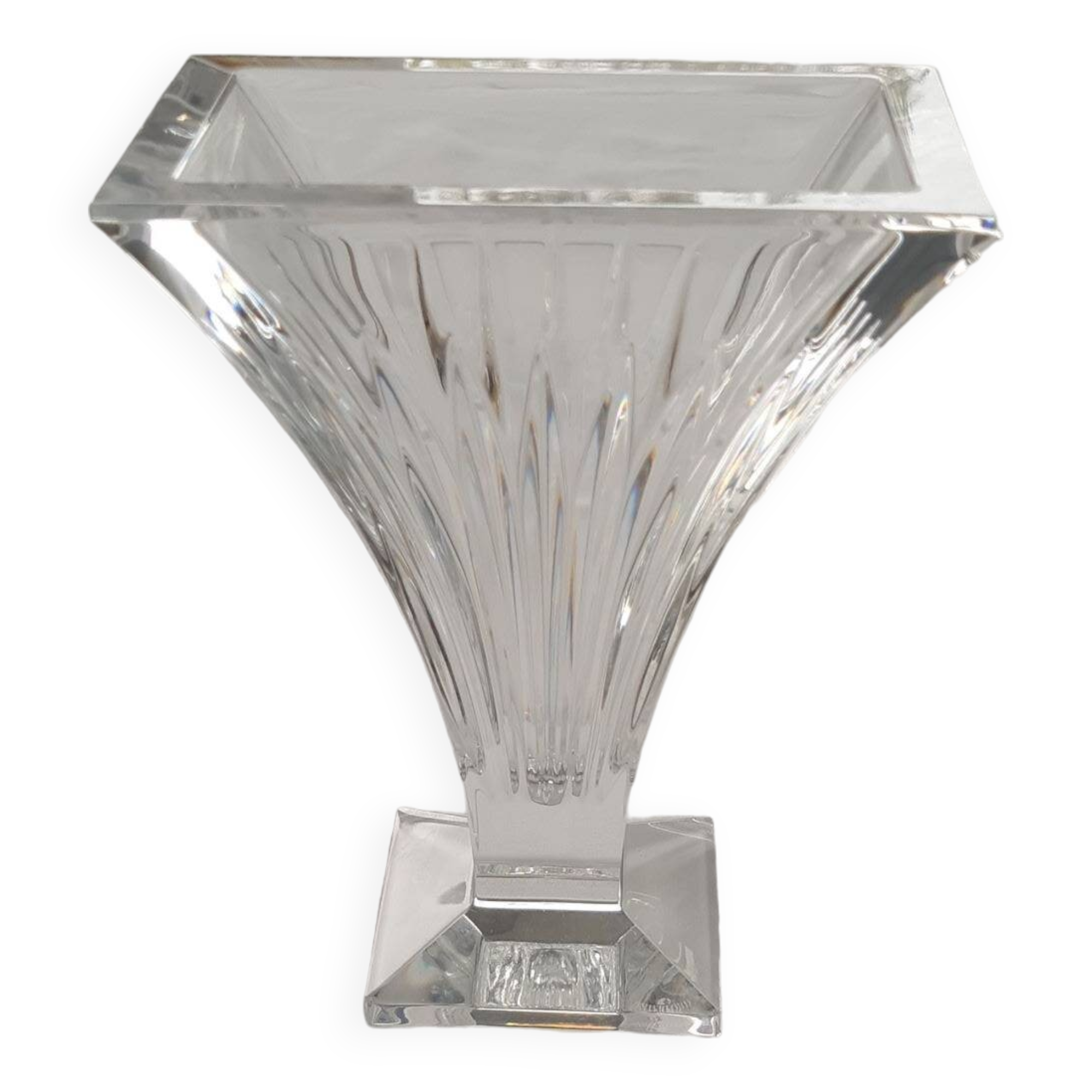 Small crystal vase signed Waterford