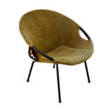 Circle armchair by Lusch Erzeugnis 1960 vintage