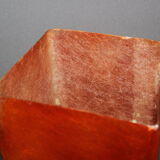 Orange fiberglass floor lamp design
