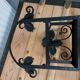 Porte brosses en fer forgé