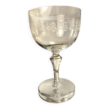 Verre à eau Baccarat modèle Pompadour avant 1936