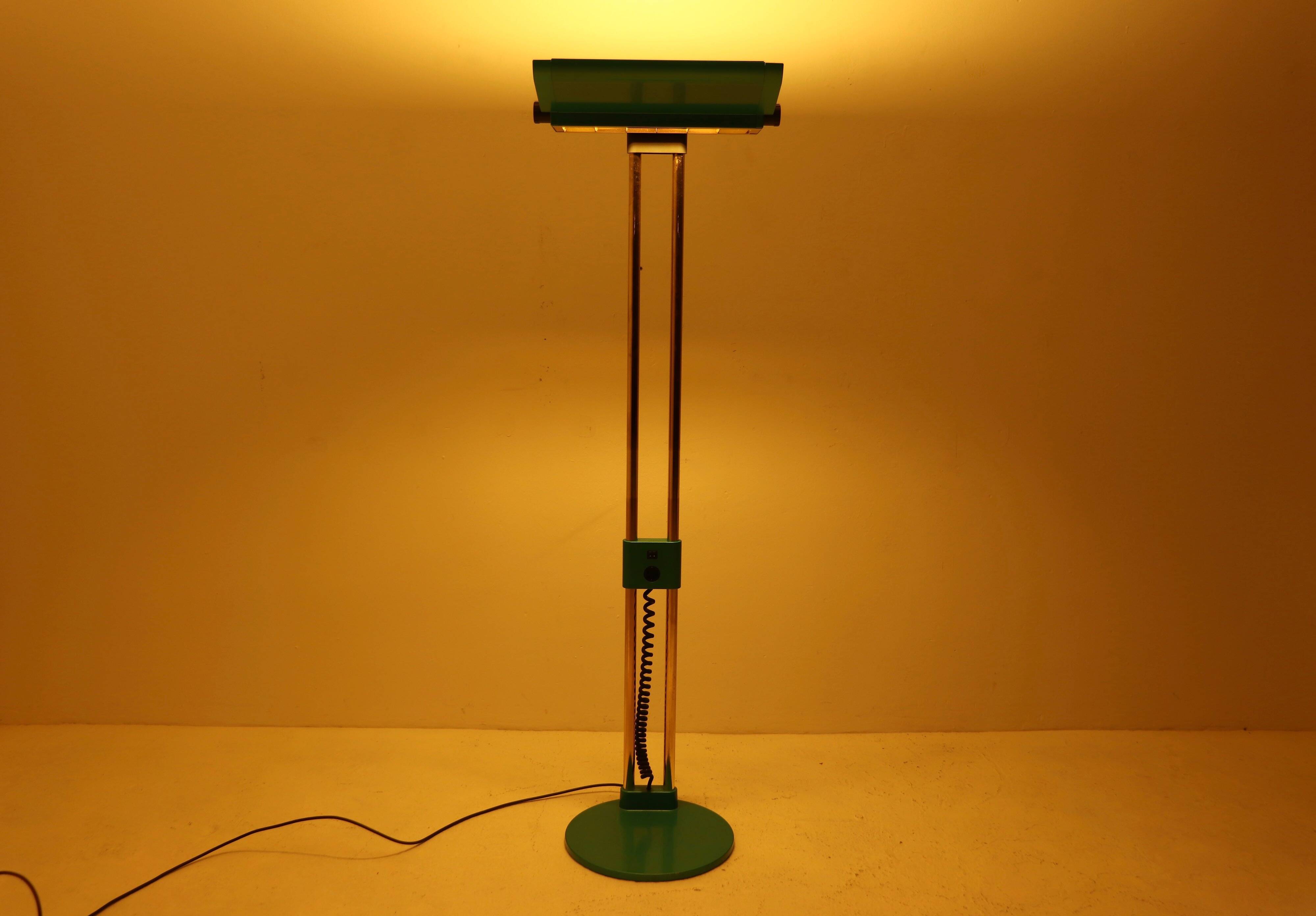 Post Modern Memphis Style Ludwig Leuchten Floor Lamp 1980s