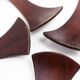Set of 4 vintage teak cp coat hooks