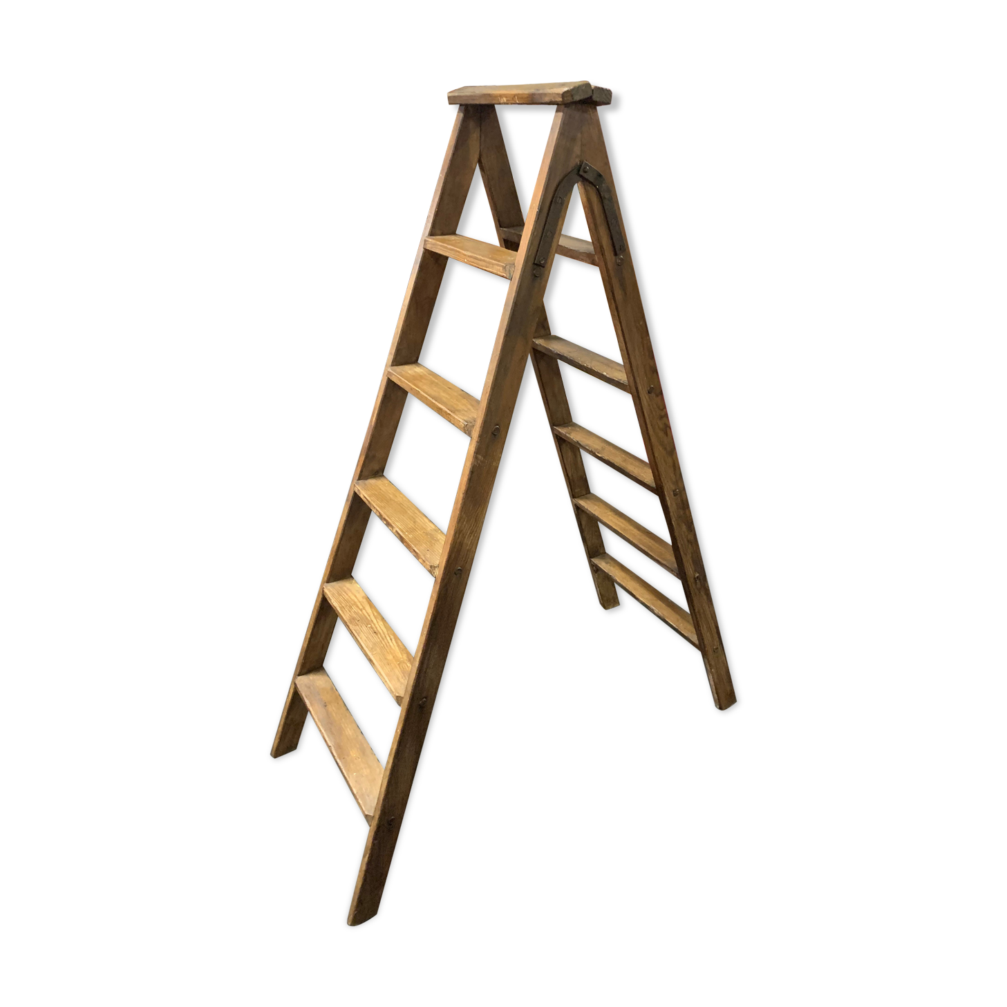 Wooden stepladder