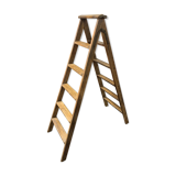 Wooden stepladder