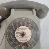 Vintage phone SOCOTEL S 63 grey