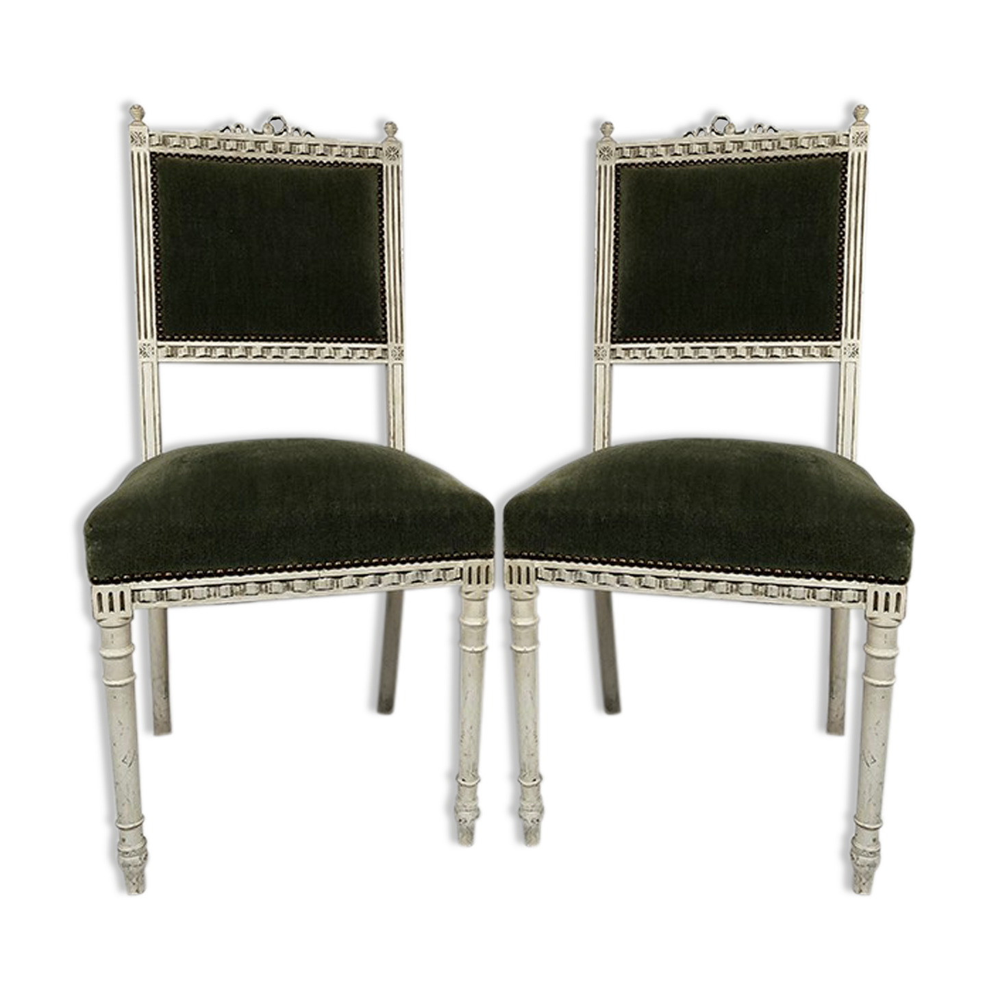 Pair of louis xvi style chairs
