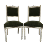 Pair of louis xvi style chairs