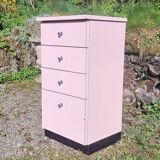 Vintage 1970s formica chest of drawers