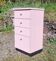 Vintage 1970s formica chest of drawers