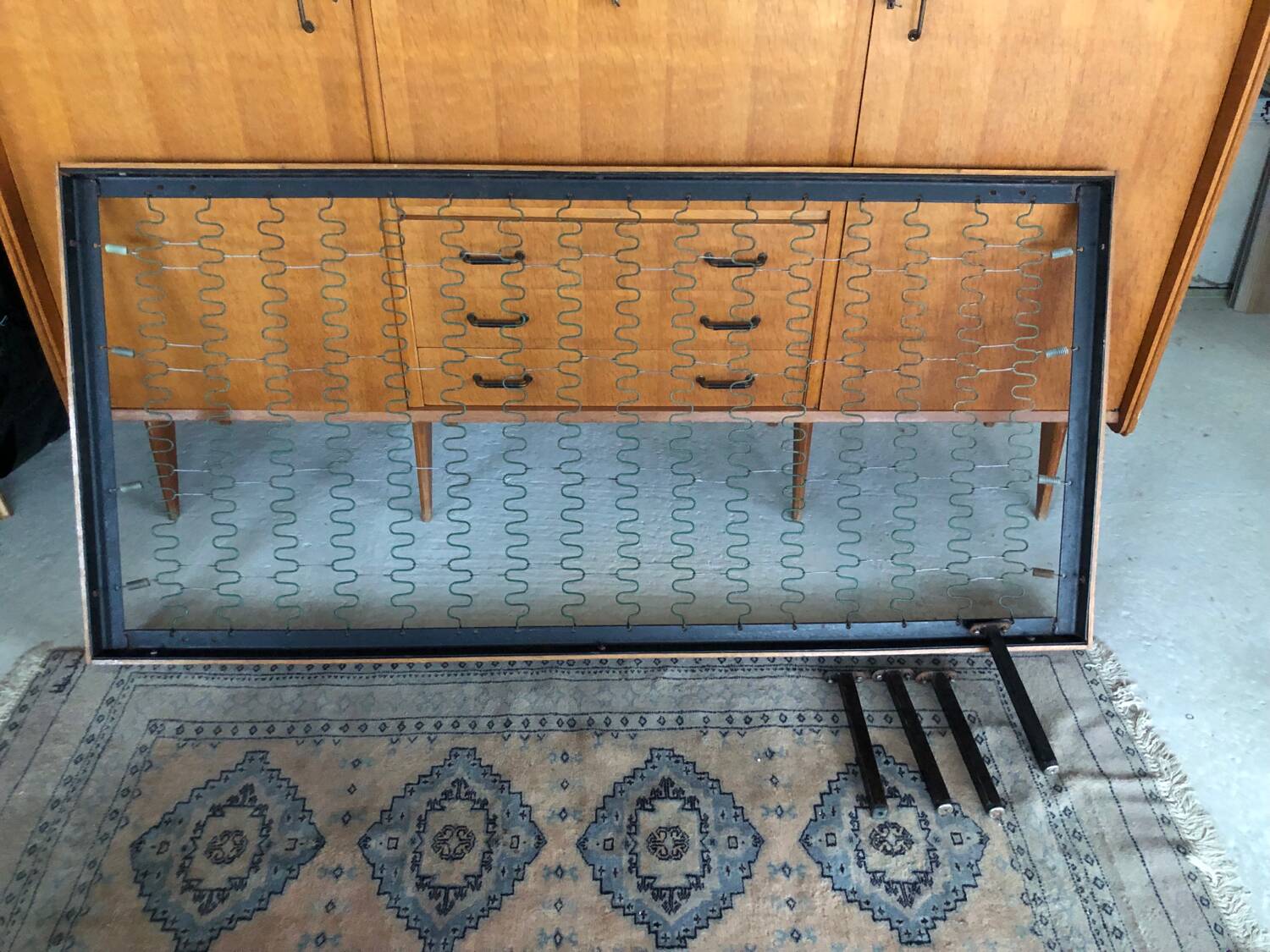 Set of 2 single beds Vintage 70s