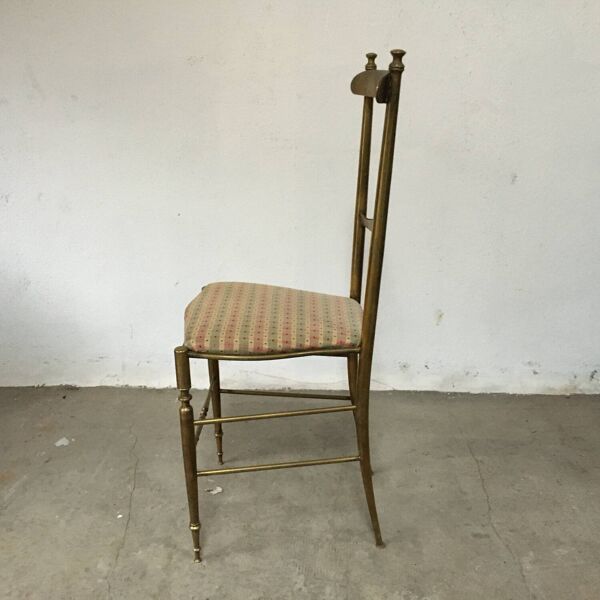 Chaise Italienne en laiton vers 1960