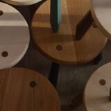 Red Elm Low Stool