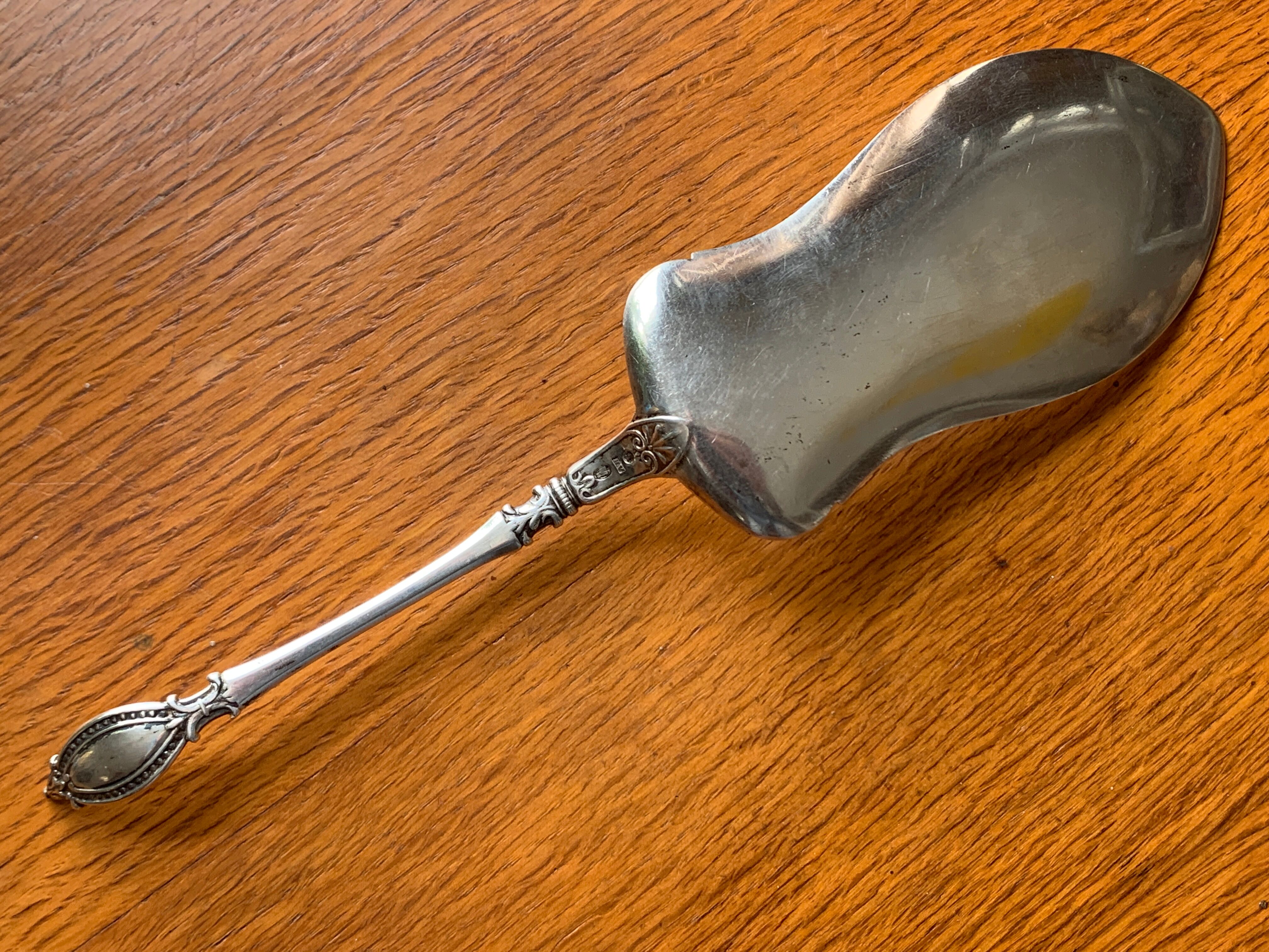Cake Shovel Solid Silver Hallmark Copenhagen Denmark 1911