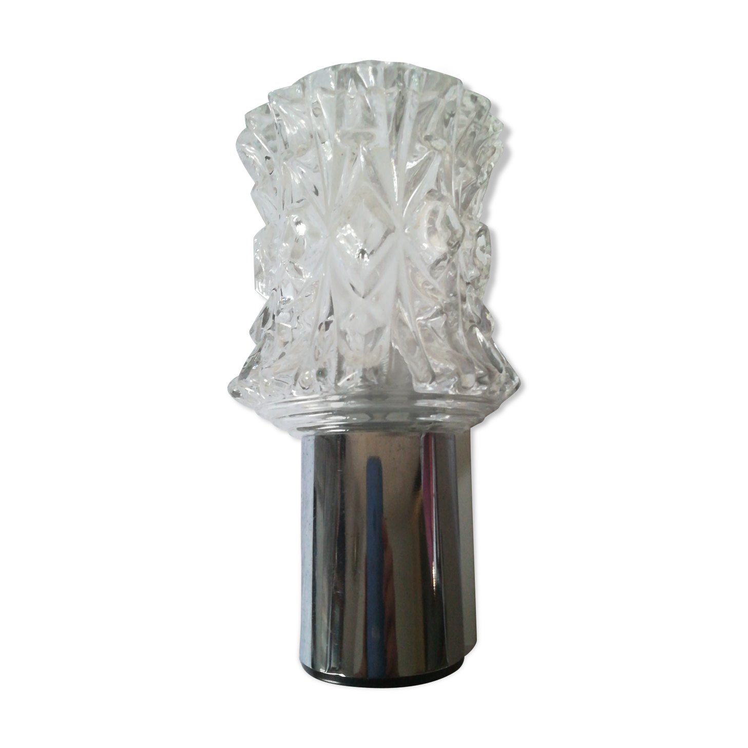 Wall light stainless steel and glass