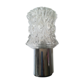 Applique inox et verre