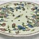 Round semi-hollow dish 31 cm Gien cornucopia XIX