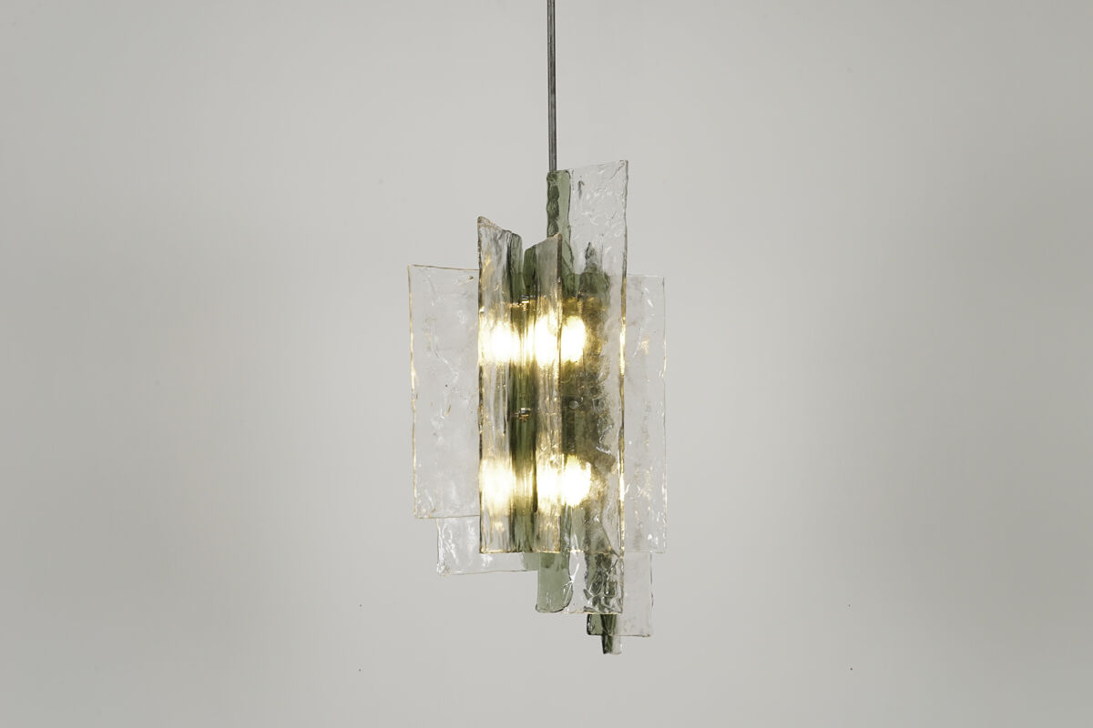 Suspension LS199 by Carlo Nason for Mazzega circa 1960