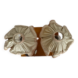2 vintage bedside lamps