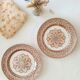 Set of 2 flat plates Petrus Regout, Tancrède